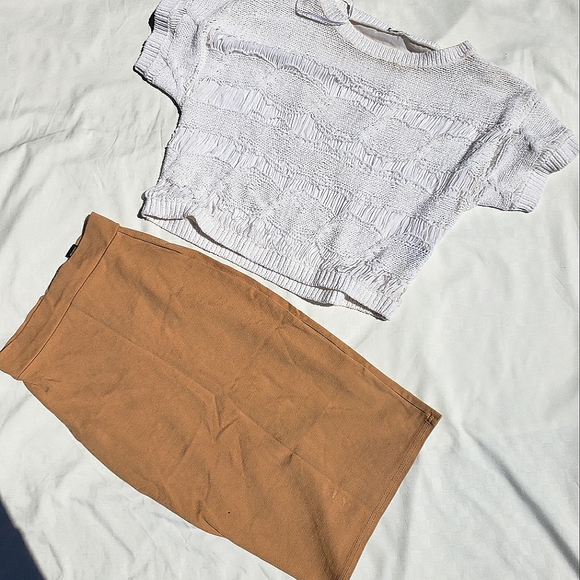 Dresses & Skirts - Sheer Top & Skirt